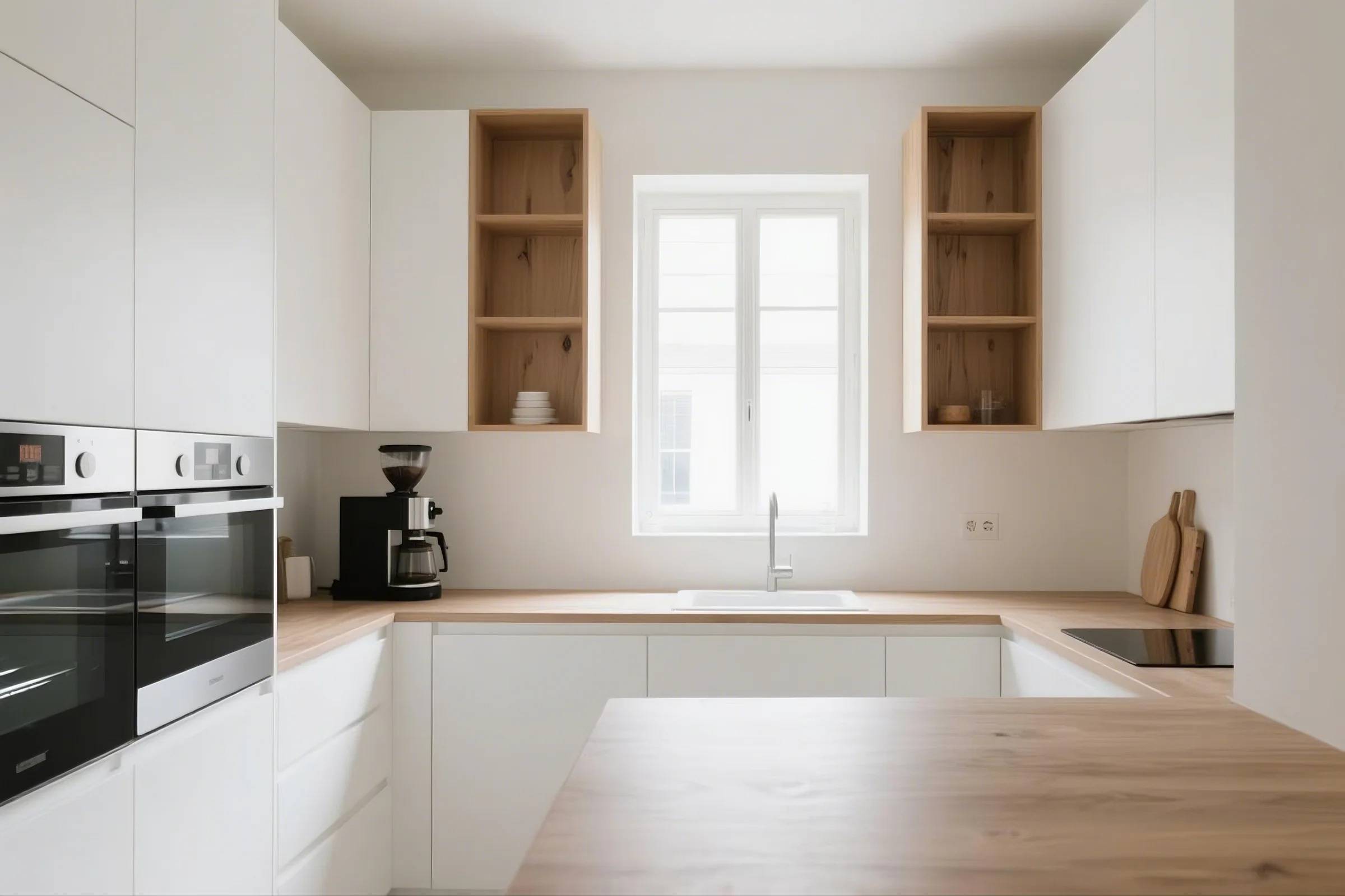 White kitchen design