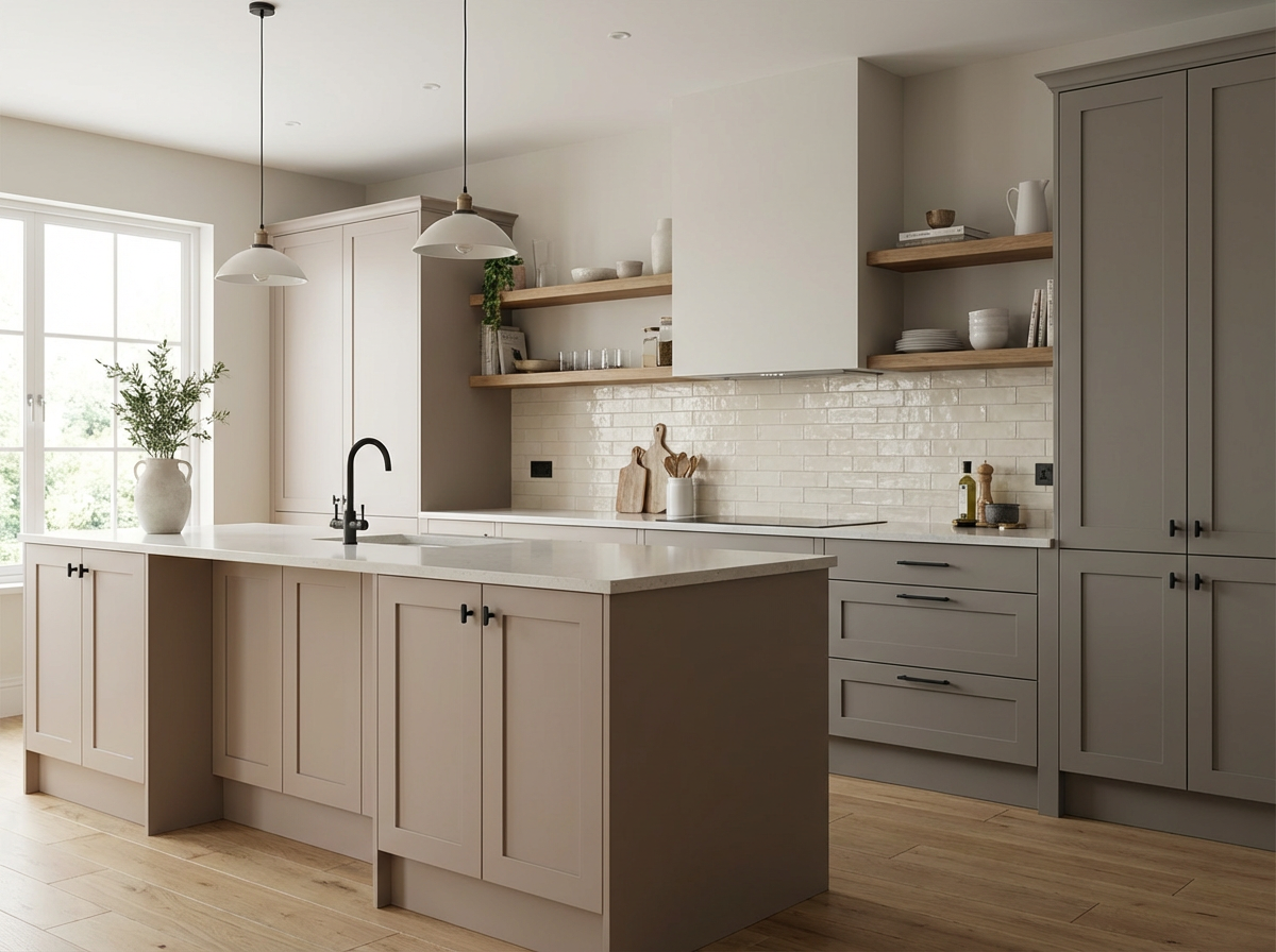 Classic kitchen with heritage style cupboards